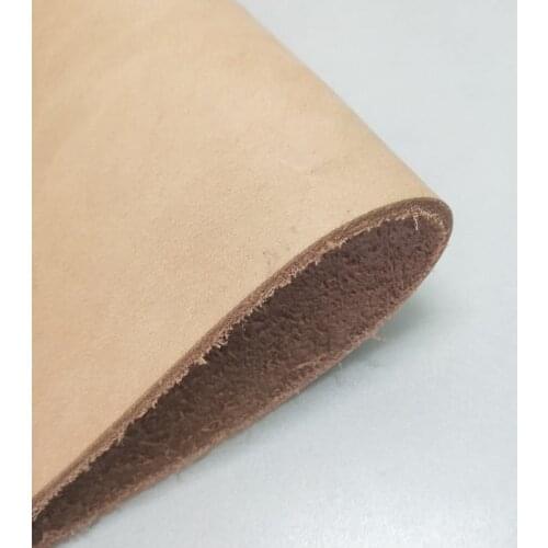 True Color 4mm Vegetable Tanned Top Layer Genuine Cowhide Leather Mat Car Seat Submat Super Thick Breathable Cushion
