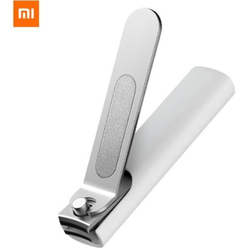 Xiaomi Mijia Stainless Steel Nail Clipper With Anti splash cover Trimmer Pedicure Care Nail Clippers Professional File