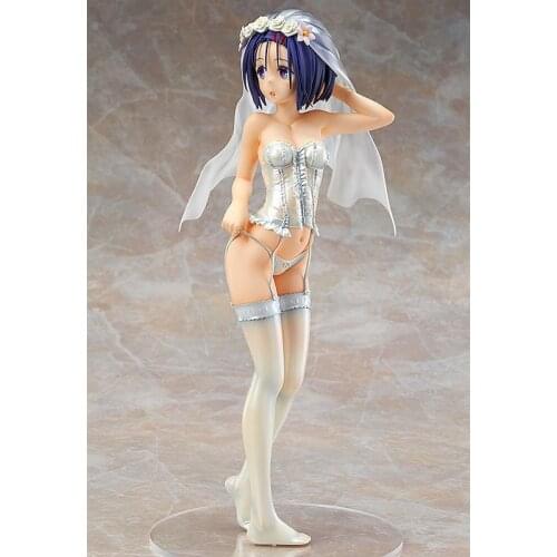 1/6 scale Anime to love ru Haruna Sairenji figure sexy wedding dress version Action model figures doll painted PVC