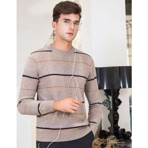 Pullover Men Male Casual wool Sweater Man stripe Solid Color Comfortable Mens Half Turtleneck Sweater Slim Fit Knitted top XXXL