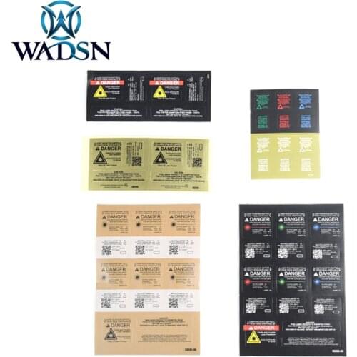 WADSN Tactical PEQ LA-5C Laser Sight DBAL-A2 Sticker Hunting Rifle PEQ 15 Airsoft Laser Indicator Sticker 3 Version