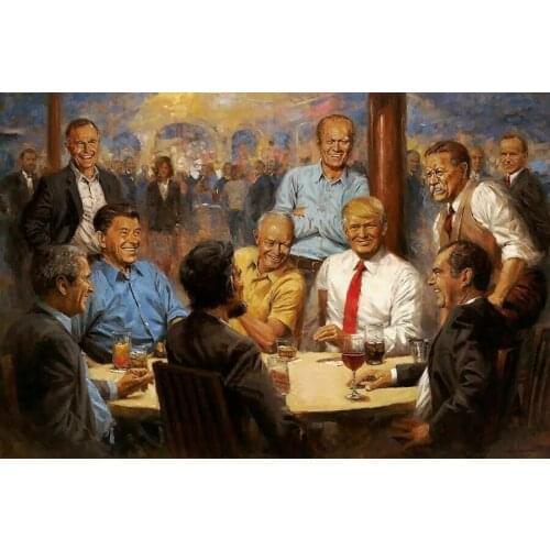 Donald Trump Us President Posters and Prints New Hot Canvas Painting Great Usa Art Poster Print Wall Art Decor for Home