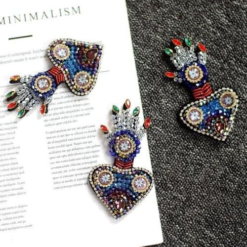 Handmade beaded cloth paste clothing DIY bags shoes hat decoration hand-stitched hole patch