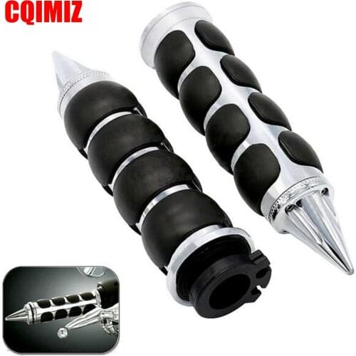 Universal 7/8" Motorcycle Handlebar Hand Grips Throttle Sport Bike 22MM For Honda Suzuki Kawasaki Yamaha