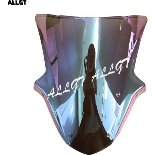 ALLGT Motorcycle Front Windscreen Wind Deflectors for Kawasaki Ninja ZX10R 2011 2012 2013