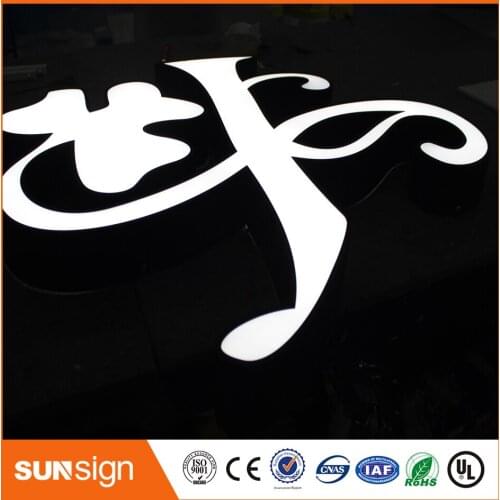 High quality frontlit led channel letters for signs