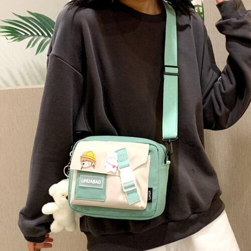 Weysfor Women Messenger Bag Handbags 2020 New Cartoon Transparent Female Casual Cute Shoulder Bags Mini Crossbody Bags for Girls