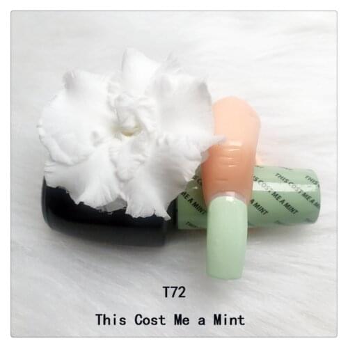 15ML Matte Gel Nail Polish OPIE Matte Top Coat 15ML T72 THIS COST ME A MINT Hybrid Varnish Soak Off UV Gel Nail Art Design Gel