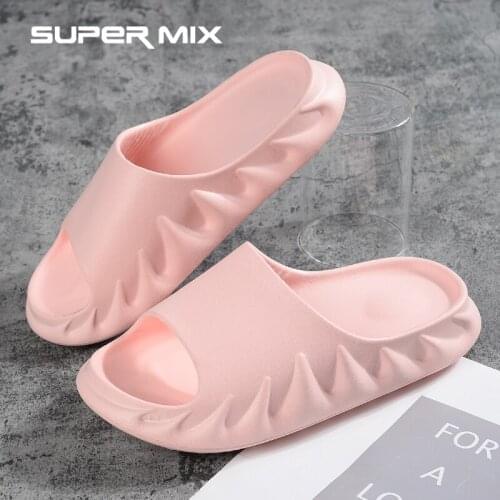 2021 Personality Summer Couples Slippers soft Quick Dry Casual Shoes Beach Sandals Non-slip Slides women Slippers Home Bathroom
