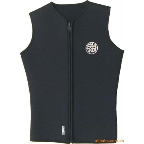 3mm Neoprene 2017 Wetsuits Mens Premium Zipper Vest Diving Suits