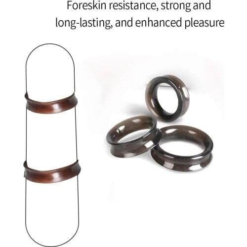 3pcs 28/30/35mm Male Penis Rings Delay Ejaculation Cock Rings Chastity Adult Games Sex Toys for Men Erotic Adult Sex Products