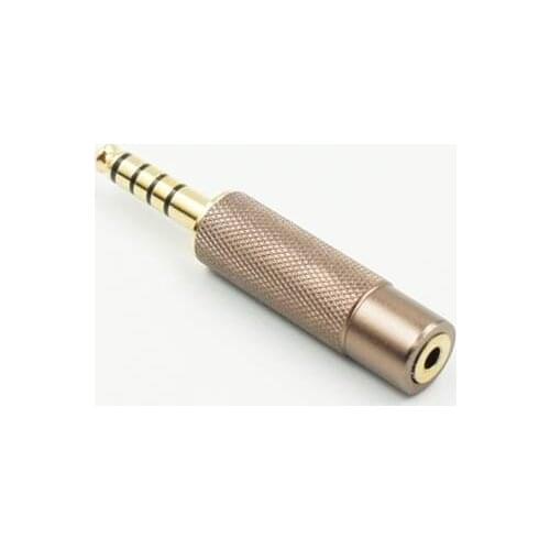 4.4mm 5-Pole Male to 2.5mm 4-Pole Female Balanced Output Gold-Plated Adapter For Sony NW-WM1Z / A
