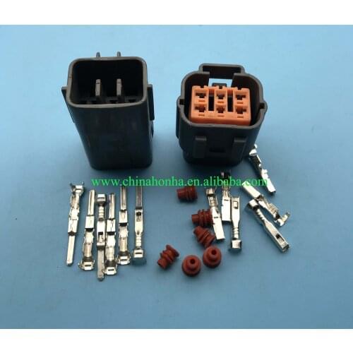 6-pin automotive electrical connector 6195-0021 6195-0024 for EGR valve exhaust gas recirculation plug