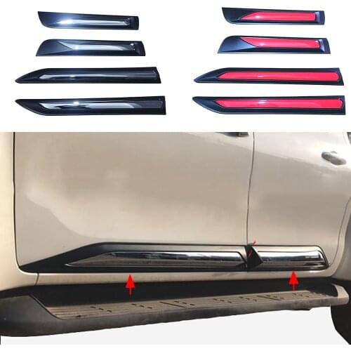 ABS Offroad Side Body Cladding Door Molding For Hilux Revo 2015 2016 2017 Rocco 2018 2019 2020 Pickup Accessories