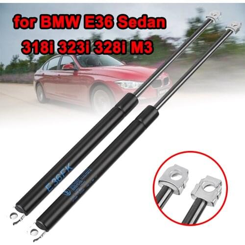 2pcs Car Bonnet Hood Lift Supports Props Rod Arm Gas Springs Shock Struts For BMW E36 Sedan 318i 323i 328i M3 Car Accessories