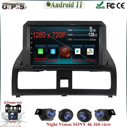 6GB+128GB Android 11 1280*720 Car Radio Multimedia Player For Honda Accord 7 2002 2003 2004 2005 -2007 android auto