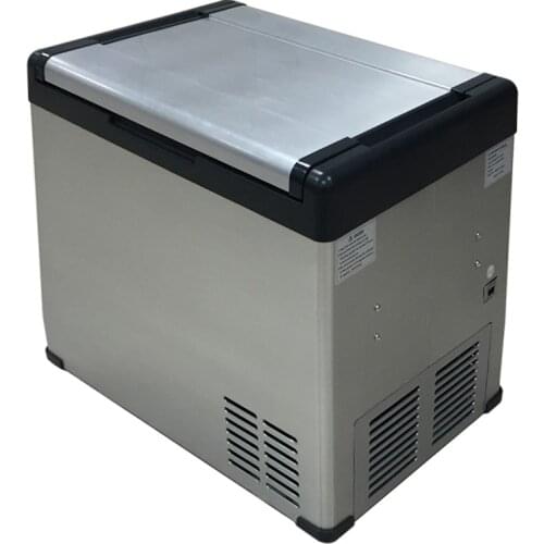 Free Shipping to Russia New -70 Liter Portable Home Solar Powered Energy Fridge High-Capacity Cooler Car Auto Refrigerator
