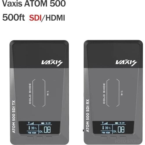 Vaxis ATOM 500 SDI HDMI-compatible 500ft Wireless Video Transmission System For LIVE monitoring 1080P Transmitter Receiver