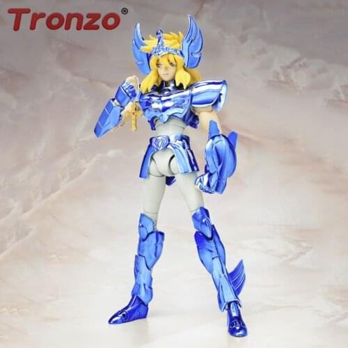 Tronzo Original Bandai OCE Color Final Cygnus Hyoga Bronze Saint Seiya Myth Cloth Metal Armor Action Figure Toy
