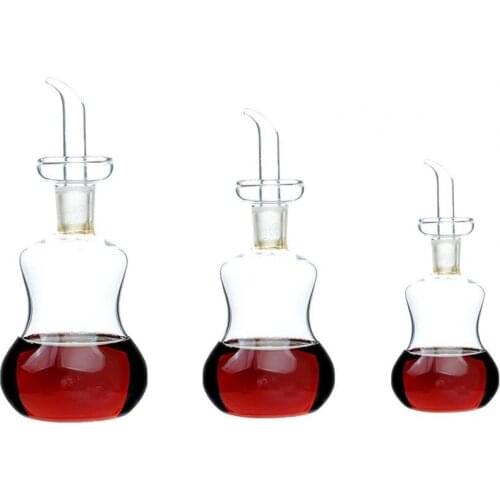 High Borosilicate Glass Oil Pot Household Leak-proof Oil & Vinegar Pots Kitchen Soy Sauce Pot Oil Tank Seasoning Bottle