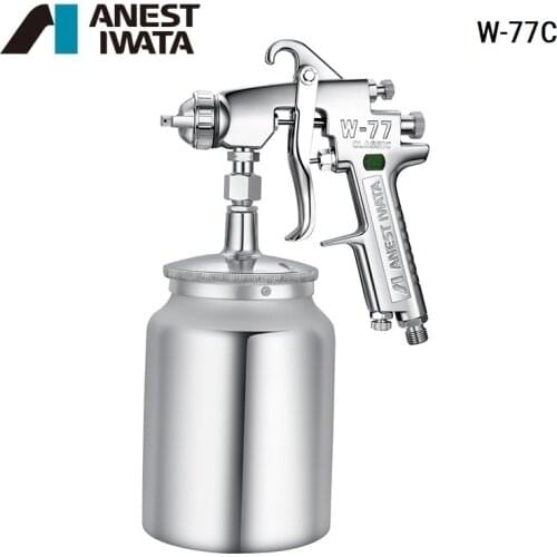 Iwata W-77C Air Mini Spray Gun Paint Sprayers Oiler Professional Automotive Paint Spray Guns Car Painting W77C Manual Spray Gun