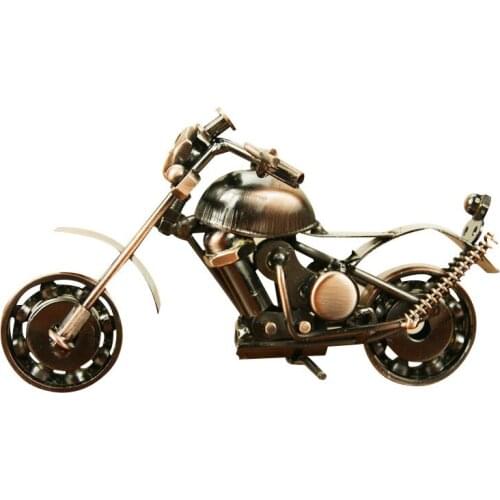 Creative Scooter Metal Crafts Diy Motorcycle Craft For Friend Birthday Best Gift Home Decoration Accessories Table Figurine