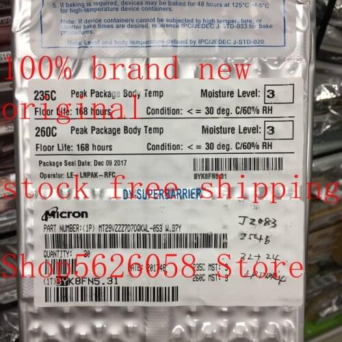 MT29VZZZ7D7DQKWL-053 W.97Y JZ083 MT29VZZZAD8DQKSM-053 W.9D8 JZ053 BGA 100% new original 1PCS/LOT STOCK
