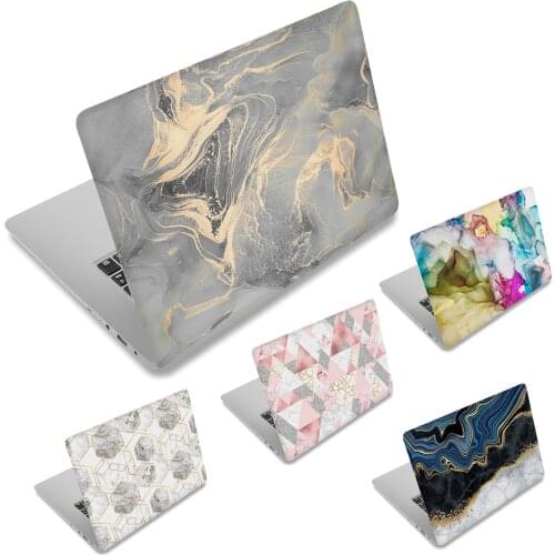Marble Pattern Laptop Sticker Notebook Skin Laptop Skin Art Decal For 13 14 15 15.6" Macbook Lenovo HP Asus Acer DELL