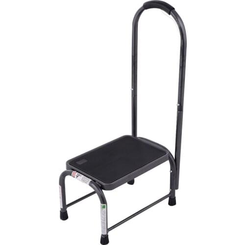 Costway Non-Slip Handy Support Step Stool w/ Handle 330 Lbs Load Capacity Kitchen Safety