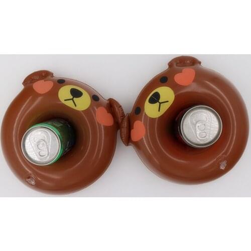 New Inflatable Cup Holder Drink holder Swimming Ring Pool Float Bathing pool Toy Party Bar Beach Coasters drink Float