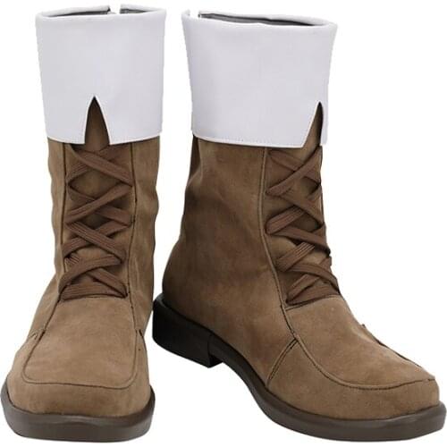 Sword Art Online Eugeo Cosplay Shoes Boots Eugeo Synthesis Thirty-two Shoes Halloween Carnival Cosplay Costume Accessory