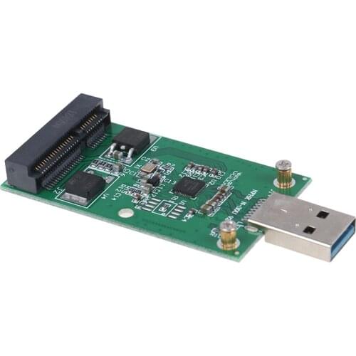 Hot sale Mini USB 3.0 to PCIE mSATA External SSD PCBA Conveter Adapter Card