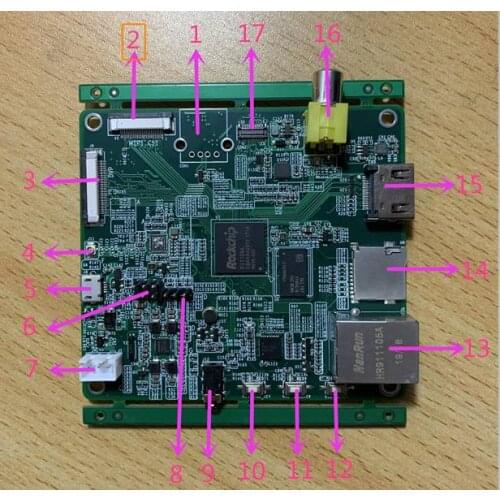 Rv1108 development board development board artificial intelligence development board face recognition development board