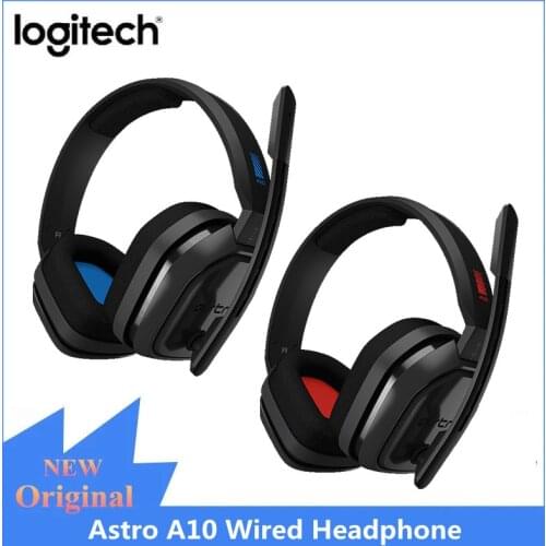 Logitech Astro A10 Wired Headphone With Mic 7.1 Surround Sound Gaming Headsets Noise Cancellation For PlayStation 4,PS4