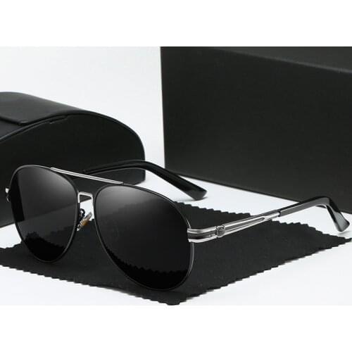 Brand Sunglasses Men Polarized Mirror Outdoor Sports Driving Glasses UV400 Metal Vintage Men/Women Pilot Eyewear Oculos De Sol