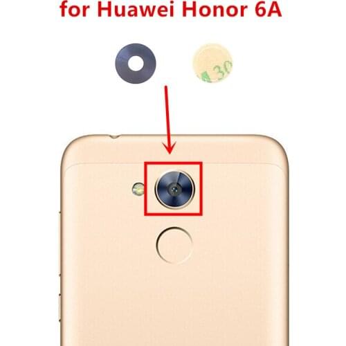 2pcs for huawei honor 6A Camera Glass Lens Back Rear Camera Glass Lens with Glue Replacement Repair Spare Parts