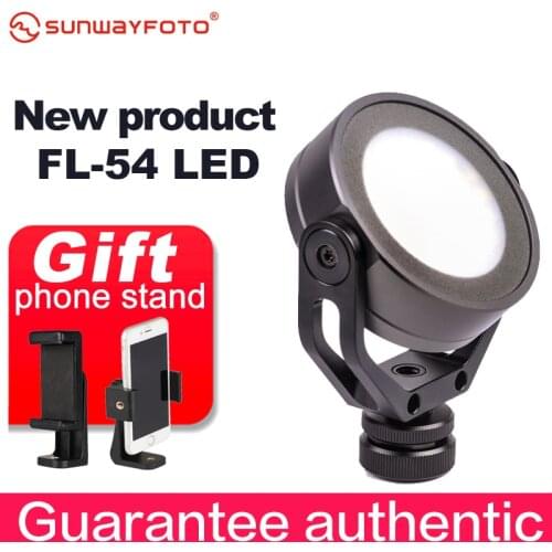SUNWAYFOTO FL-54 LED Camera Photo Video Studio Light Photography Lighting Youtube Fotografia Led Photo Lights Outdoor Video