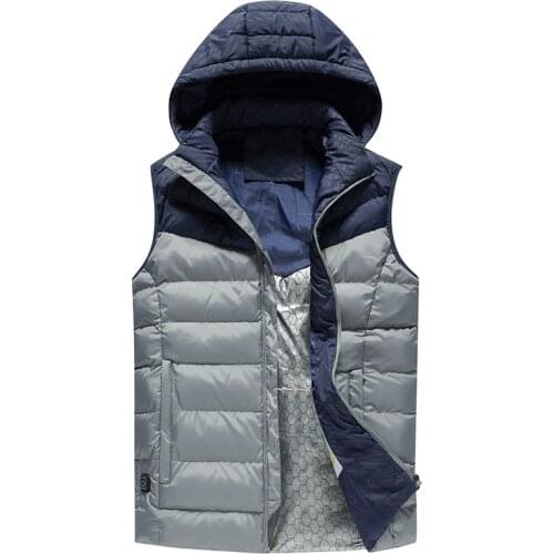Wolf inheritance Hooded Vests For Men