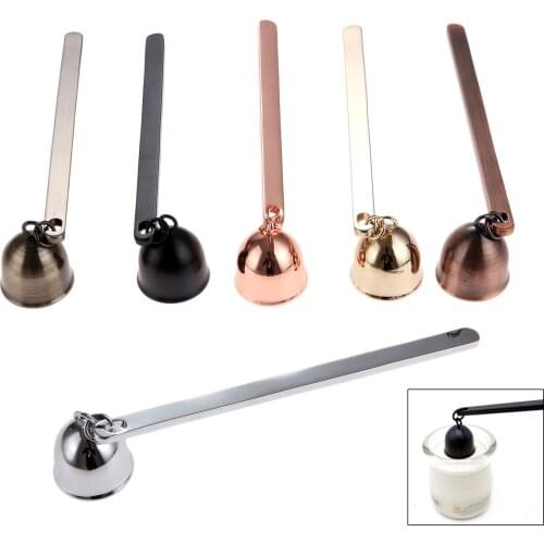 1pc Candle Wick Lighter Snuffer Extinguisher 20*3cm Stainless Steel Candle Flame Snuffer