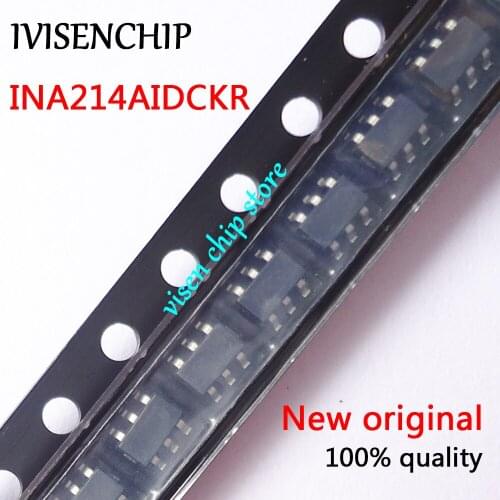 10pcs INA214AIDCKR INA214 CFV SC70-6
