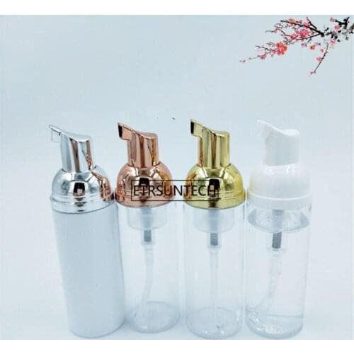 100pcs 30ml/50ml Plastic Foamer Bottle Pump Facial Cleanser Clear White liquid Soap Dispenser Foam bottle F3321