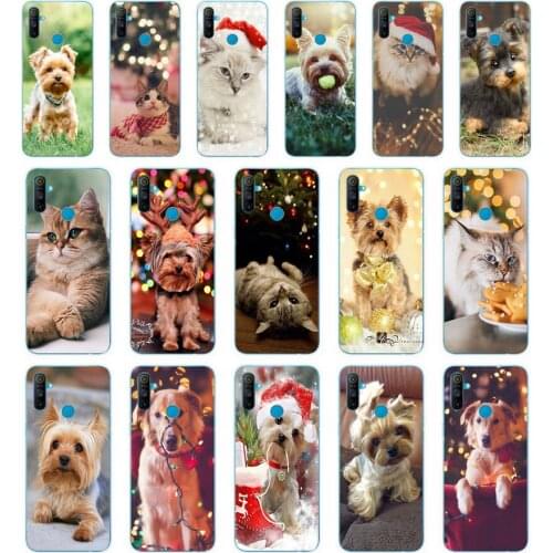197FG yorkshire terrier dog puppy gift Soft Silicone Tpu Cover phone Case for OPPO A5S A7 AX7 A5 A9 2020 Reslme C3