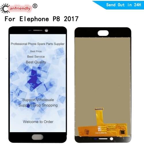 5.5" for elephone P8 2017 LCD Display lcd Touch panel Screen Digitizer assembly LCD front Glass Panel Replacement for P8 2017