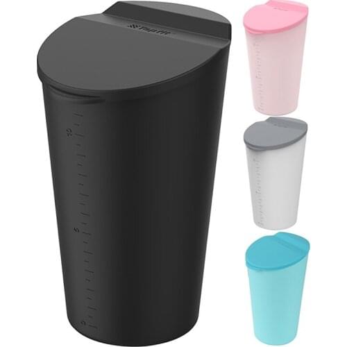 Car Trash Can with Lid Car Cup Holder Trash Bin Car Door Pocket Garbage Can Bin Trash Container for Car Office