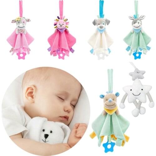 Baby Toys Crib Bumper Newbron Comfort Towel Infant Rattles Knowledge Around Multi-Touch Colorful Bed Bumper Baby Toy 0-12 Months