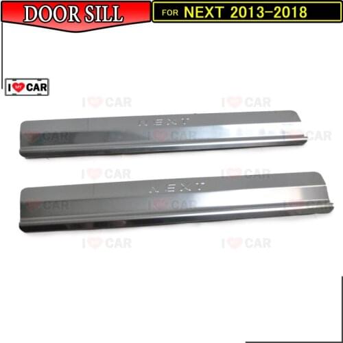 Door sills for Gazelle Next 2013-2018 scuff plate guard stainless door sills sticker car styling inter decoration protection