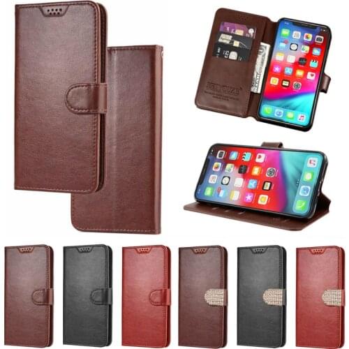 Flip Wallet Leather Case for ZTE Blade L7 L8 A320 A330 A4 A7 A7S A6 Premium Lite Axon 10S 10 Pro Diamond Phone Soft Cover