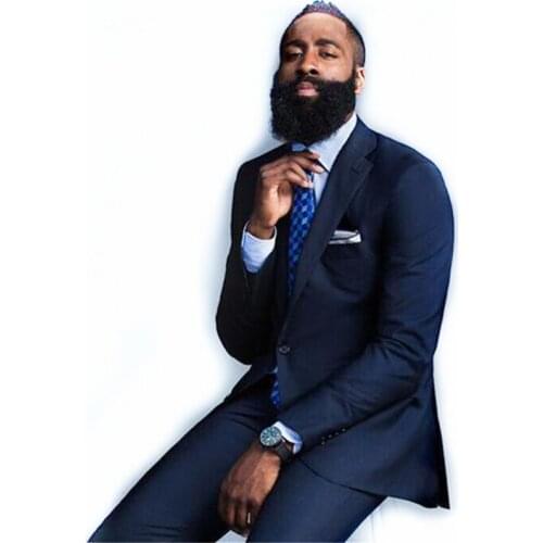 Handsome Groomsmen Notch Lapel Groom Tuxedos Wedding Dress Men Suits Blazer Prom Dinner (Jacket+Pants+Tie) K280