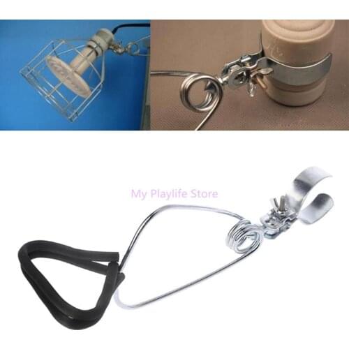 Metal Reptile Pet Light Heating Lamp Clamp Holder For Ceramic Bulbs Heater Reptiles Supplies C42