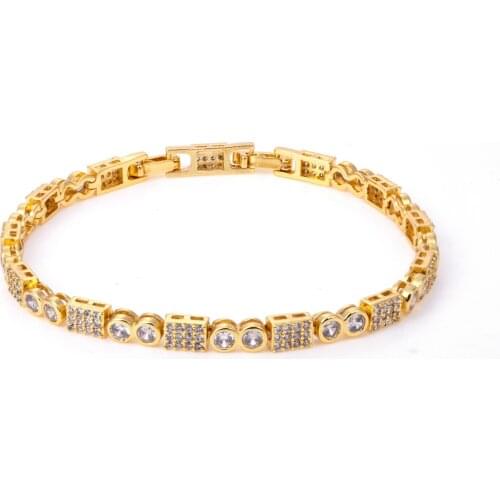 Fashion Luxury Inlaid AAA + Zircon Bracelet Square Geometry Hippie Bracelet Dinner Jewelry Gift To Girlfriend